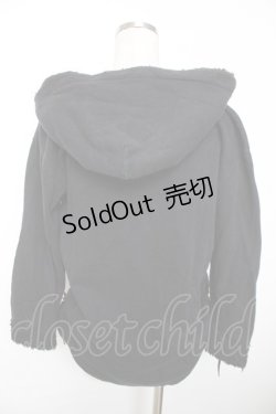 画像2: PEACE NOW / コウモリプリントフーディパーカ M 黒 Y-25-12-04-107-PU-TO-SZ-ZY