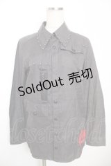 ALGONQUINS / ストライプタイ付きブラウス F グレー Y-25-12-04-108-AL-BL-SZ-ZY