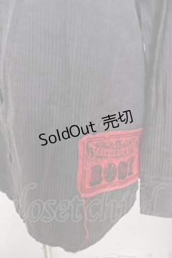 画像4: ALGONQUINS / ストライプタイ付きブラウス F グレー Y-25-12-04-108-AL-BL-SZ-ZY