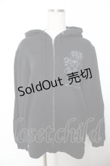 SEX POT ReVeNGe / 背面プリントZIPパーカー  黒 Y-25-12-04-109-SP-TO-SZ-ZY