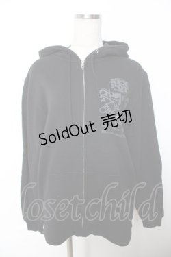 画像1: SEX POT ReVeNGe / 背面プリントZIPパーカー  黒 Y-25-12-04-109-SP-TO-SZ-ZY