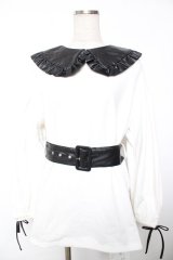 Bubbles / ベルト付きワンピース F 白 Y-25-12-04-118-CA-OP-SZ-ZY