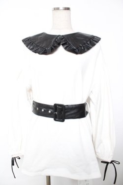 画像1: Bubbles / ベルト付きワンピース F 白 Y-25-12-04-118-CA-OP-SZ-ZY