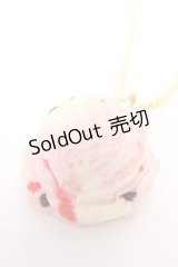 Q-pot. / Strawberry chocolate chip Ice cream ネックレス  ストロベリー Y-25-12-04-011-QP-AC-SZ-ZY