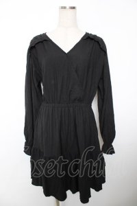 axes femme / イレヘムフリルチュニック F 黒 Y-25-12-04-122-AX-TO-SZ-ZY