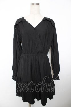 画像1: axes femme / イレヘムフリルチュニック F 黒 Y-25-12-04-122-AX-TO-SZ-ZY