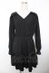 画像1: axes femme / イレヘムフリルチュニック F 黒 Y-25-12-04-122-AX-TO-SZ-ZY (1)