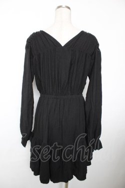 画像2: axes femme / イレヘムフリルチュニック F 黒 Y-25-12-04-122-AX-TO-SZ-ZY