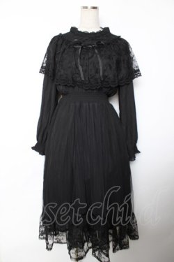 画像1: axes femme / ヴィンテージ風ドレス F 黒 Y-25-12-04-123-AX-OP-SZ-ZY