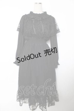 画像1: axes femme / ヴィンテージ風ドレス F 黒 Y-25-12-04-123-AX-OP-SZ-ZI