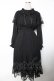 画像1: axes femme / ヴィンテージ風ドレス F 黒 Y-25-12-04-123-AX-OP-SZ-ZY (1)