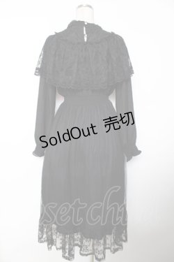 画像2: axes femme / ヴィンテージ風ドレス F 黒 Y-25-12-04-123-AX-OP-SZ-ZI