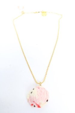 画像3: Q-pot. / Strawberry chocolate chip Ice cream ネックレス  ストロベリー Y-25-12-04-011-QP-AC-SZ-ZY