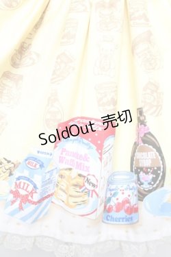 画像4: Angelic Pretty / Honey Cakeラウンドジャンパースカート  イエロー Y-25-12-04-140-AP-OP-SZ-ZY