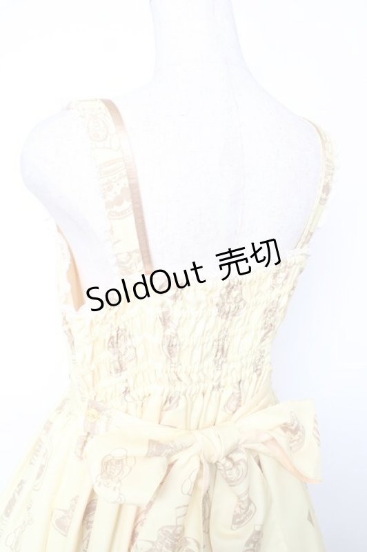 画像5: Angelic Pretty / Honey Cakeラウンドジャンパースカート  イエロー Y-25-12-04-140-AP-OP-SZ-ZY (5)