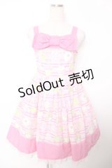 Angelic Pretty / ホイップマジック胸リボンジャンパースカート  ピンク Y-25-12-04-141-AP-OP-SZ-ZY