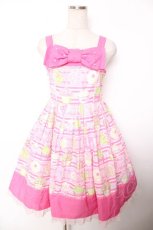 画像1: Angelic Pretty / ホイップマジック胸リボンジャンパースカート  ピンク Y-25-12-04-141-AP-OP-SZ-ZY (1)
