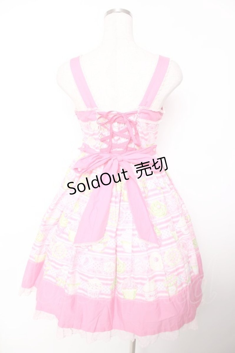 画像2: Angelic Pretty / ホイップマジック胸リボンジャンパースカート  ピンク Y-25-12-04-141-AP-OP-SZ-ZY (2)