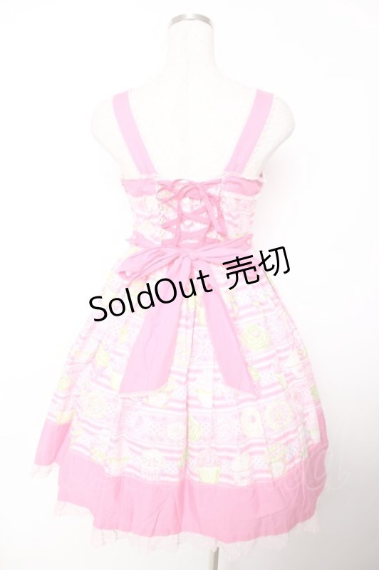 画像2: Angelic Pretty / ホイップマジック胸リボンジャンパースカート  ピンク Y-25-12-04-141-AP-OP-SZ-ZY (2)