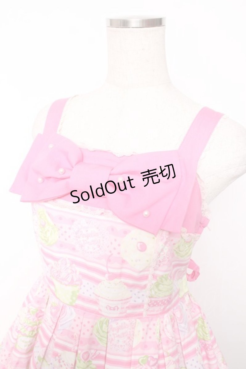 画像3: Angelic Pretty / ホイップマジック胸リボンジャンパースカート  ピンク Y-25-12-04-141-AP-OP-SZ-ZY (3)