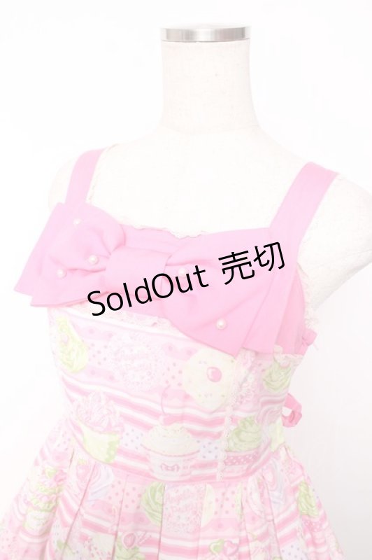 画像3: Angelic Pretty / ホイップマジック胸リボンジャンパースカート  ピンク Y-25-12-04-141-AP-OP-SZ-ZY (3)