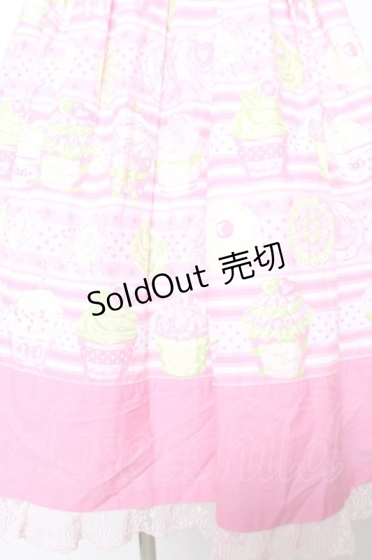 画像4: Angelic Pretty / ホイップマジック胸リボンジャンパースカート  ピンク Y-25-12-04-141-AP-OP-SZ-ZY (4)