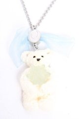 Q-pot. / ポーラーベアーホワイトチョコレートクッキーネックレス  ホワイトチョコレート Y-25-12-04-013-QP-AC-SZ-ZY