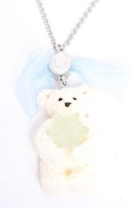 Q-pot. / ポーラーベアーホワイトチョコレートクッキーネックレス  ホワイトチョコレート Y-25-12-04-013-QP-AC-SZ-ZY