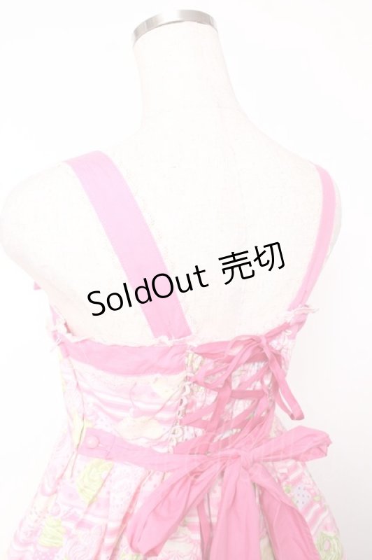 画像5: Angelic Pretty / ホイップマジック胸リボンジャンパースカート  ピンク Y-25-12-04-141-AP-OP-SZ-ZY (5)