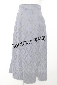 axes femme POETIQUE / オーナメント柄スカート M 紺 Y-25-12-04-142-AX-SK-SZ-ZI