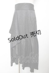 axes femme POETIQUE / ラッフルフリルマーメイドスカート M 黒 Y-25-12-04-144-AX-SK-SZ-ZY