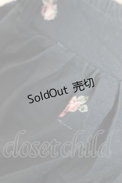 画像3: axes femme / パネル花柄フレアスカート M 紺 Y-25-12-04-148-AX-SK-SZ-ZI