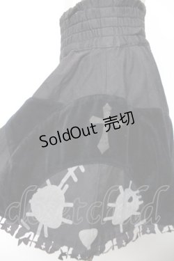 画像3: HANGRY&ANGRY / キャラクターモチーフ切替スカート  黒 Y-25-12-04-151-HN-SK-SZ-ZY