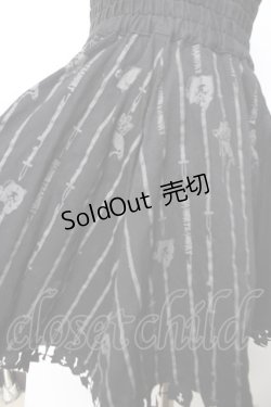 画像4: HANGRY&ANGRY / キャラクターモチーフ切替スカート  黒 Y-25-12-04-151-HN-SK-SZ-ZY