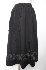 Drug Honey / Dリング付きスカート  黒 Y-25-12-04-153-PU-SK-SZ-ZY