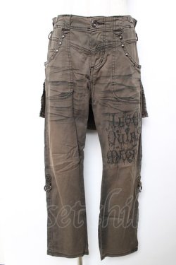 画像1: ALGONQUINS / フラップ付きパンツ F カーキ Y-25-12-04-160-AL-PA-SZ-ZY