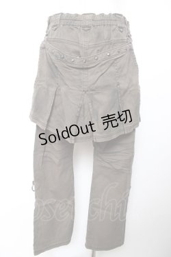 画像2: ALGONQUINS / フラップ付きパンツ F カーキ Y-25-12-04-160-AL-PA-SZ-ZY