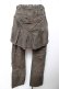 画像2: ALGONQUINS / フラップ付きパンツ F カーキ Y-25-12-04-160-AL-PA-SZ-ZY (2)
