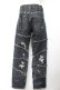画像2: Deorart / ダメージ加工入りデニムパンツ S 黒 Y-25-12-04-161-PU-PA-SZ-ZY (2)