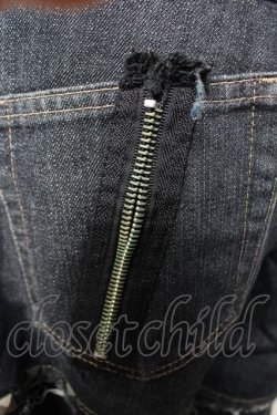 画像5: Deorart / ダメージ加工入りデニムパンツ S 黒 Y-25-12-04-161-PU-PA-SZ-ZY