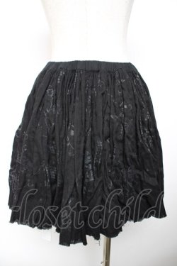 画像2: GRAMM / 歯車ptスカート  黒 Y-25-12-04-165-HN-SK-SZ-ZY