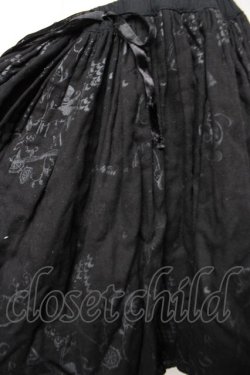 画像3: GRAMM / 歯車ptスカート  黒 Y-25-12-04-165-HN-SK-SZ-ZY