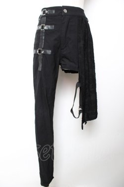画像1: NieR Clothing / SEXY STYLISH PANTS  黒 Y-25-12-04-168-PU-PA-SZ-ZY