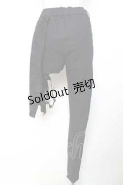 画像2: NieR CLOTHING / SEXY STYLISH PANTS  黒 Y-25-12-04-168-PU-PA-SZ-ZY