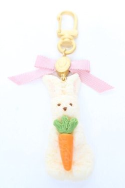 画像1: Q-pot. / ミルクなうさぎクッキーキーチャーム  ミルク Y-25-12-04-016-QP-AC-SZ-ZY
