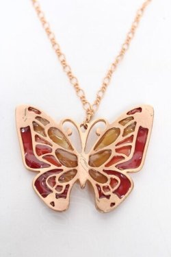 画像2: axes femme / 蝶モチーフネックレス   Y-25-12-04-018-AX-CO-SZ-ZY