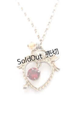 画像1: axes femme / ハートアローネックレス  ゴールド Y-25-12-04-020-AX-AC-SZ-ZY
