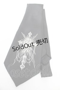 BPN / プリントネクタイ  黒 Y-25-12-04-023-GO-ZA-SZ-ZY