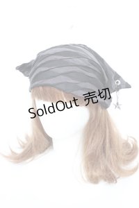 PEACE NOW / /ボーダーネコ耳帽子  黒×グレー Y-25-12-04-028-PU-AC-SZ-ZY