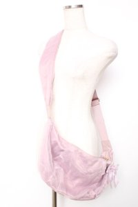 m petit by misako / AMチュールリボンショルダーバッグ  中桃 Y-25-12-04-031-LO-BG-SZ-ZY
